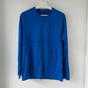 Lululemon Metal Vent Tech Long-Sleeve Shirt in Blue (Medium)